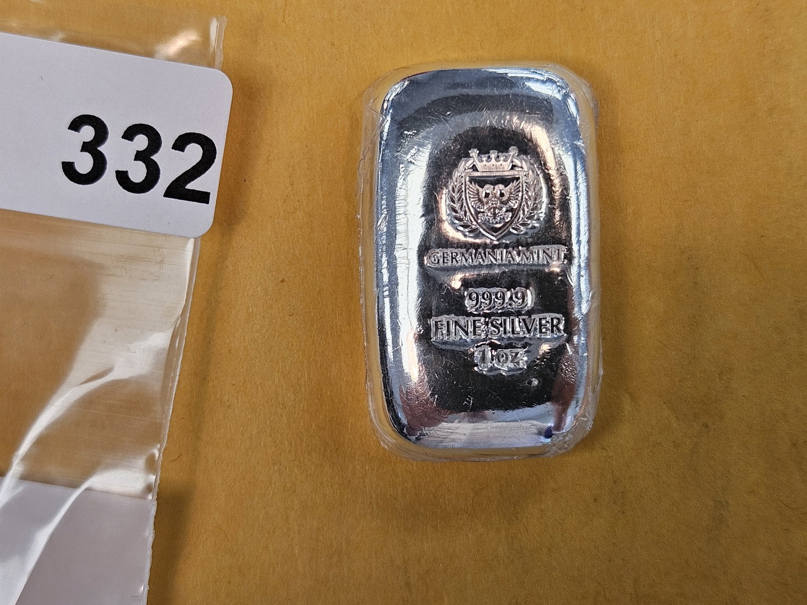 One Troy ounce .999 fine silver art bar (1 of 3)