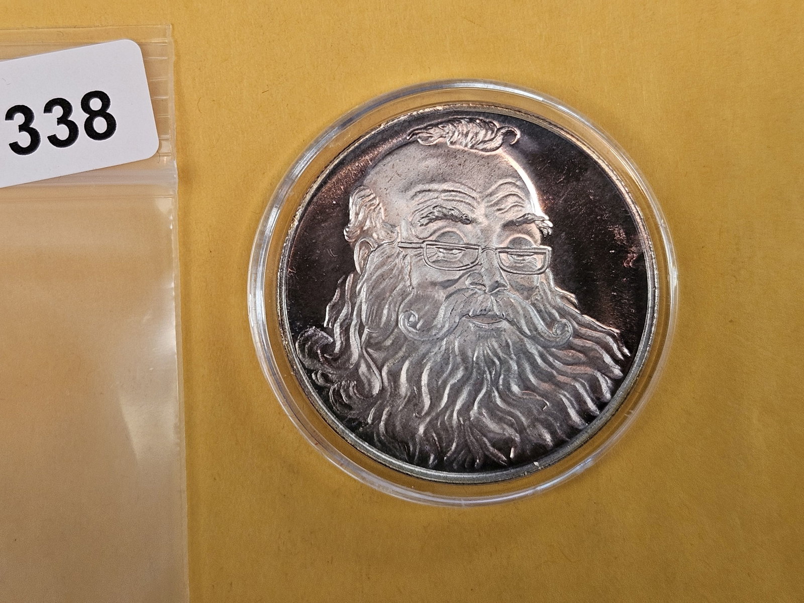 One Troy ounce .999 fine silver art round (1 of 2)