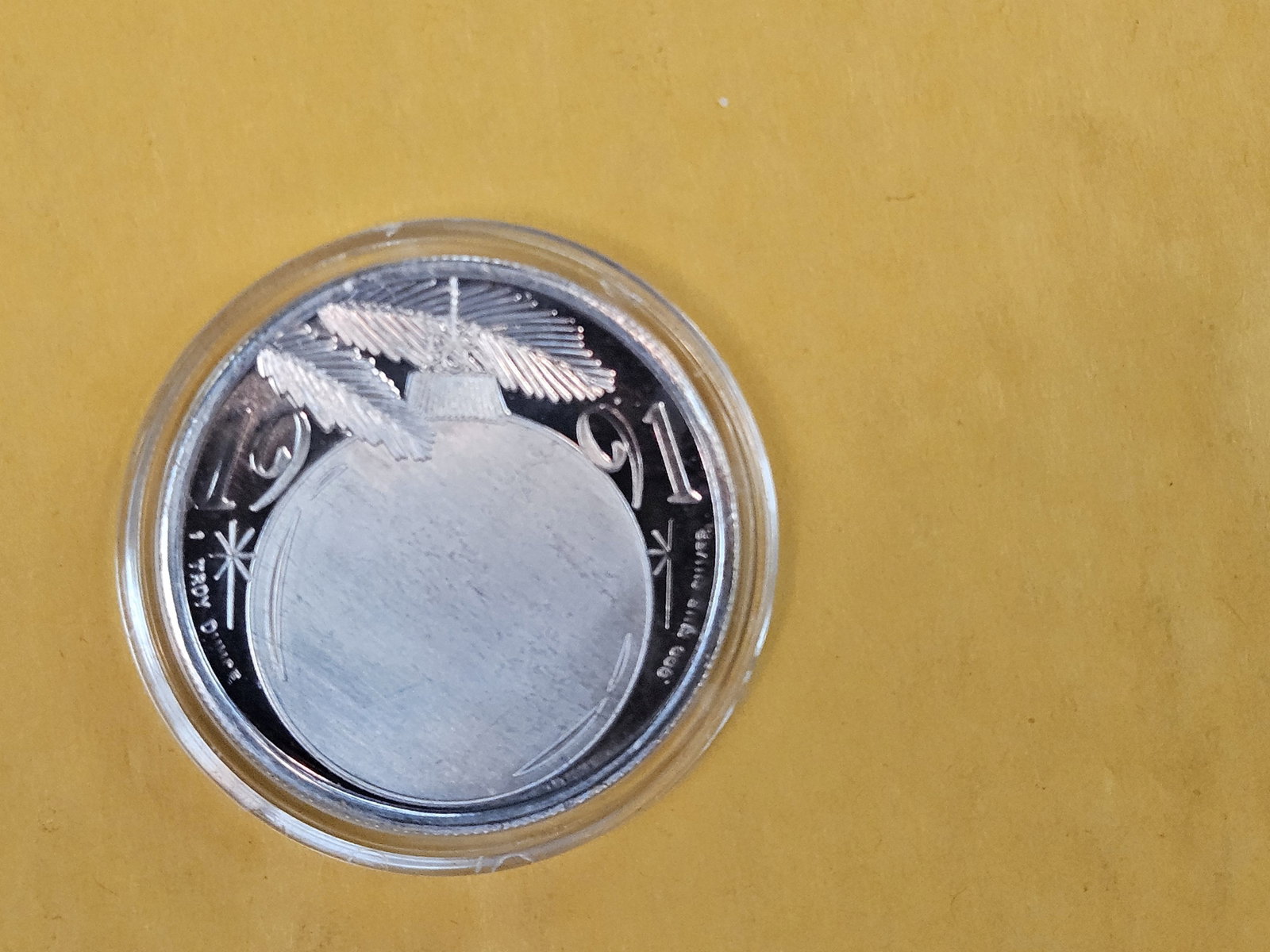 One Troy ounce .999 fine silver art round - 2