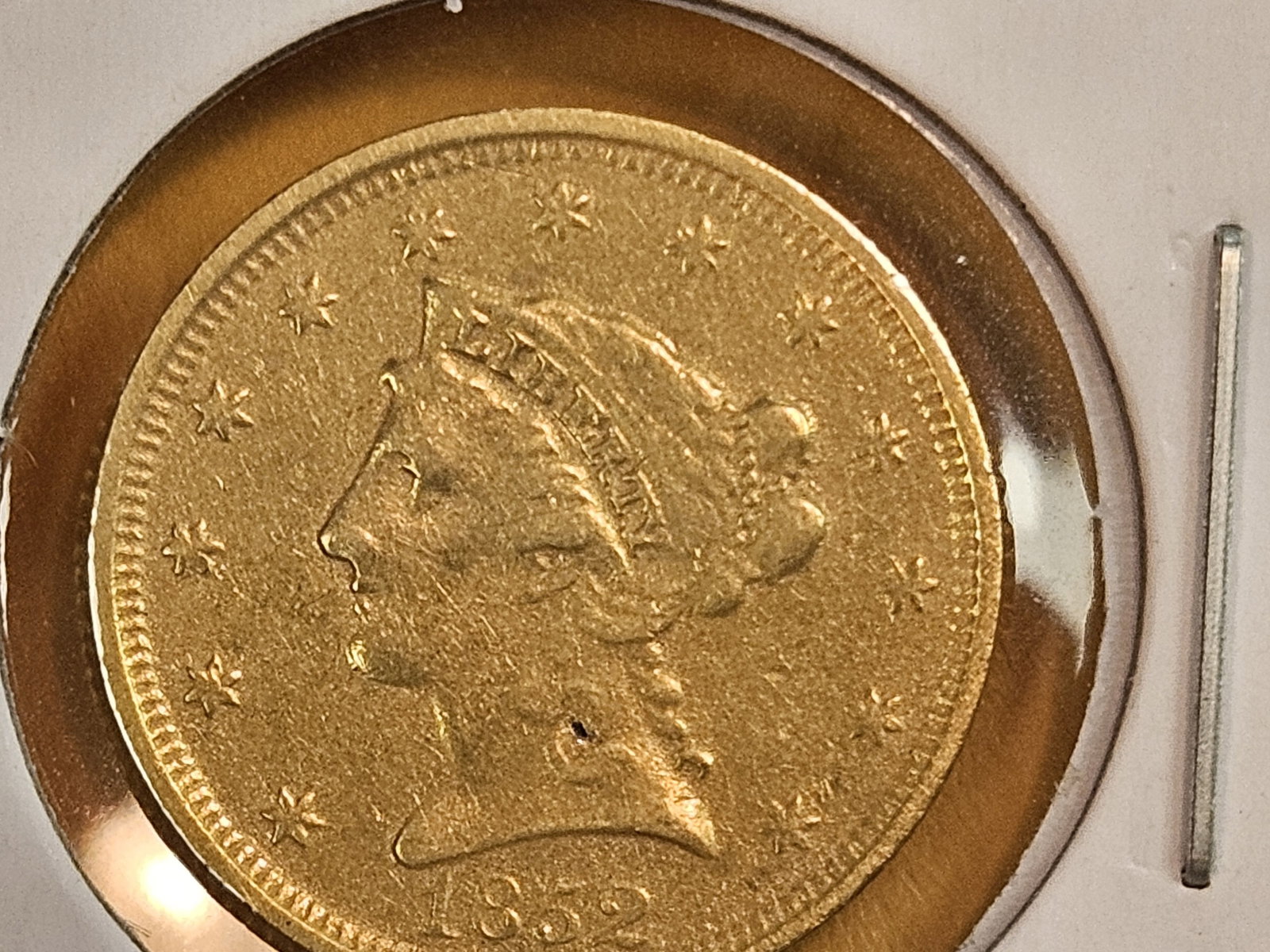 GOLD! Better date 1852 Gold Liberty Head $2.5 Dollar Quarter Eagle - 3
