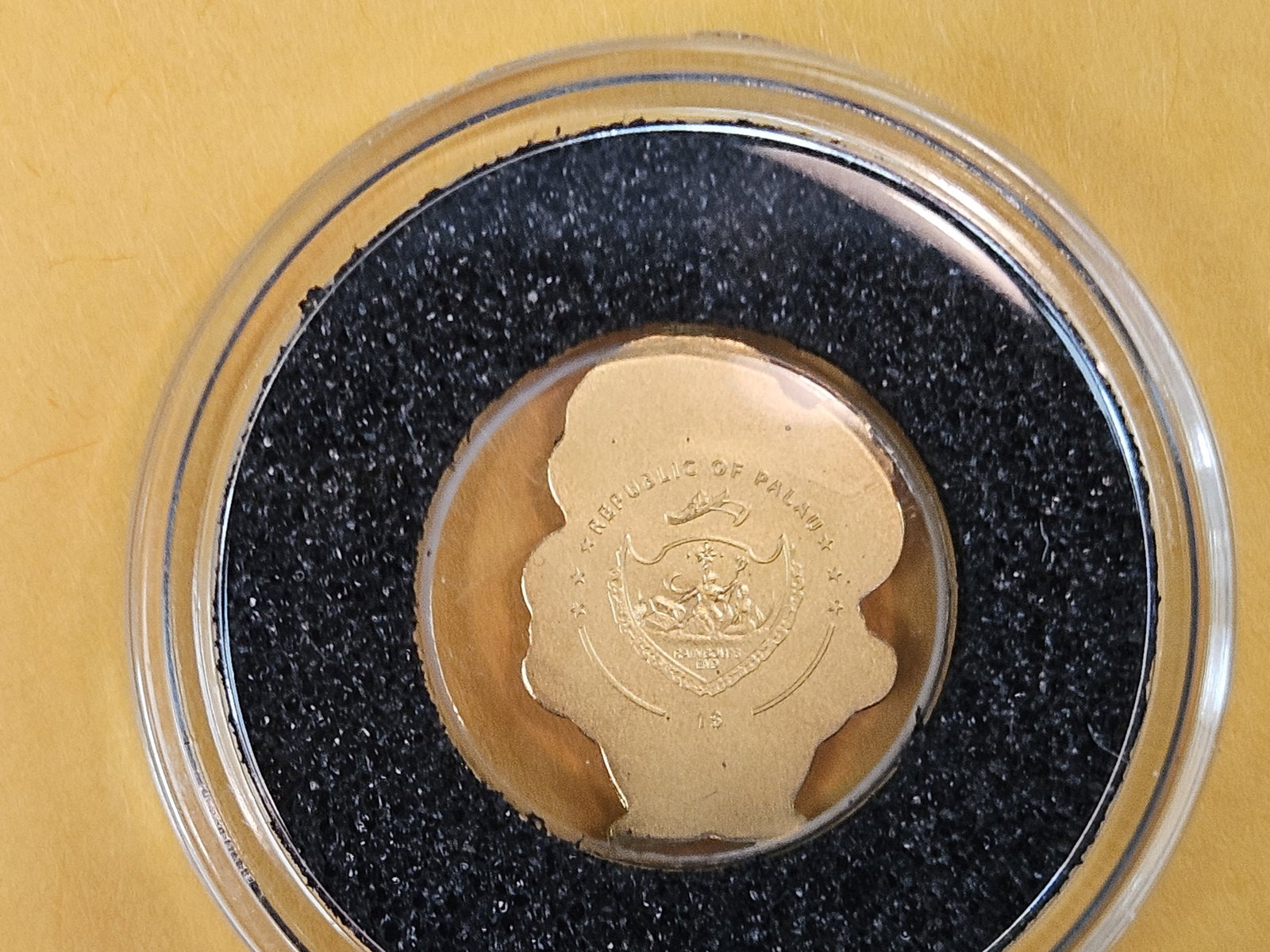 GOLD! GEM Proof Republic of Palau One Dollar - 2
