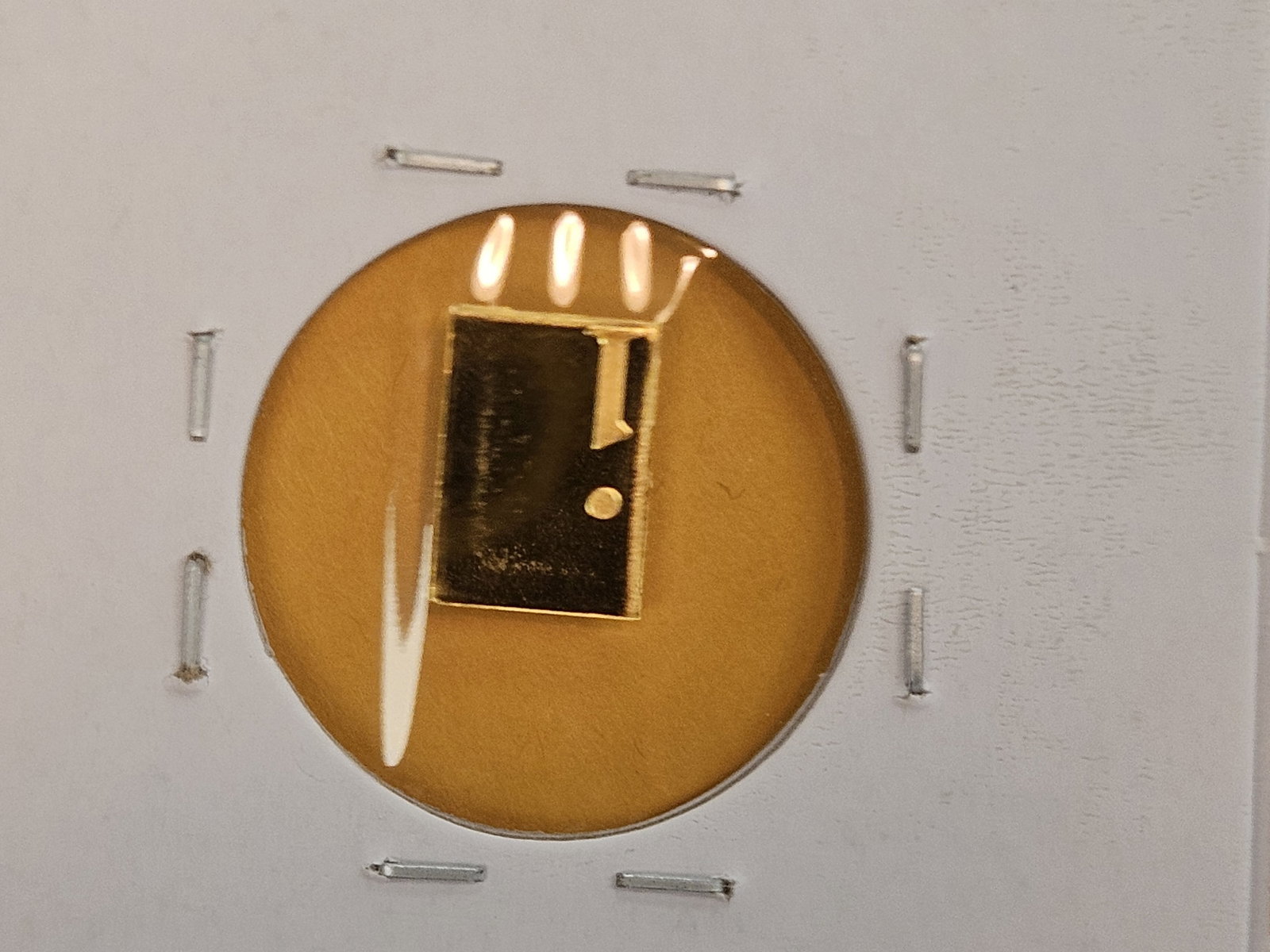 GOLD! Valcambi Suisse One Gram .9999 fine gold bar - 2