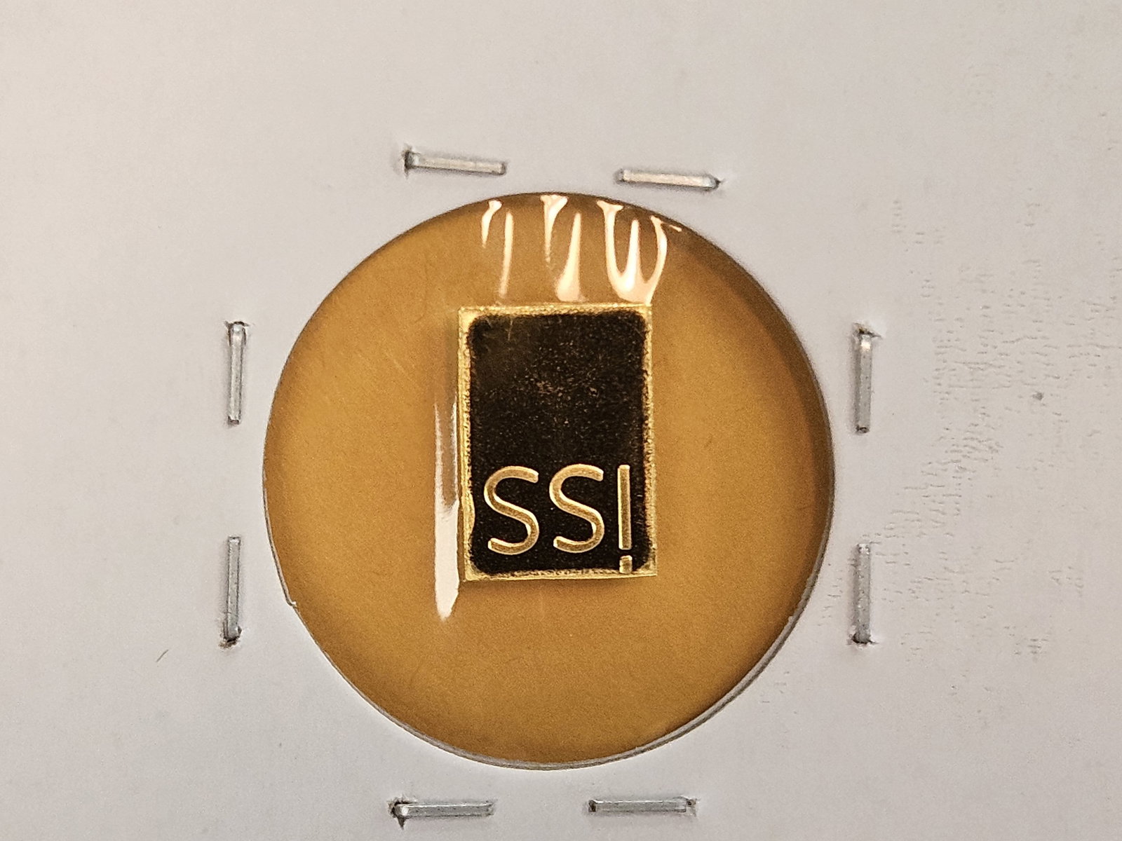GOLD! Valcambi Suisse One Gram .9999 fine gold bar - 2