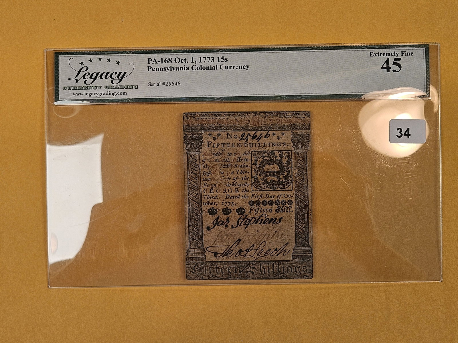 * SCARCE * COLONIAL CURRENCY! (1 of 9)