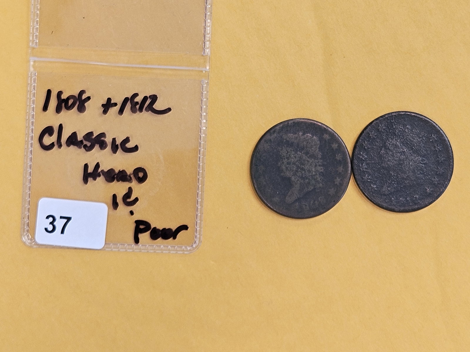 1808 and 1812 Classic Head Large Cents - 2