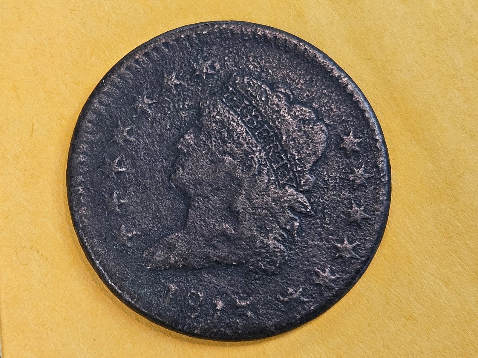 Better Date 1813 Classic Head Large cent: In Fine - details