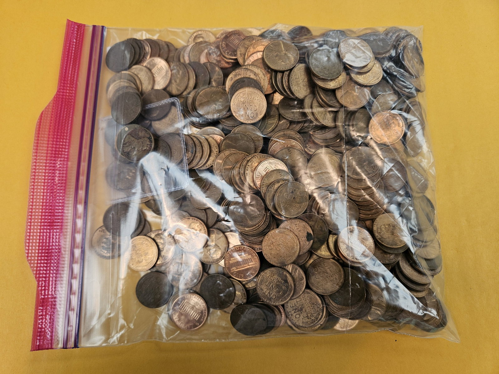 THREE Pounds of mixed Lincoln Cents - 2