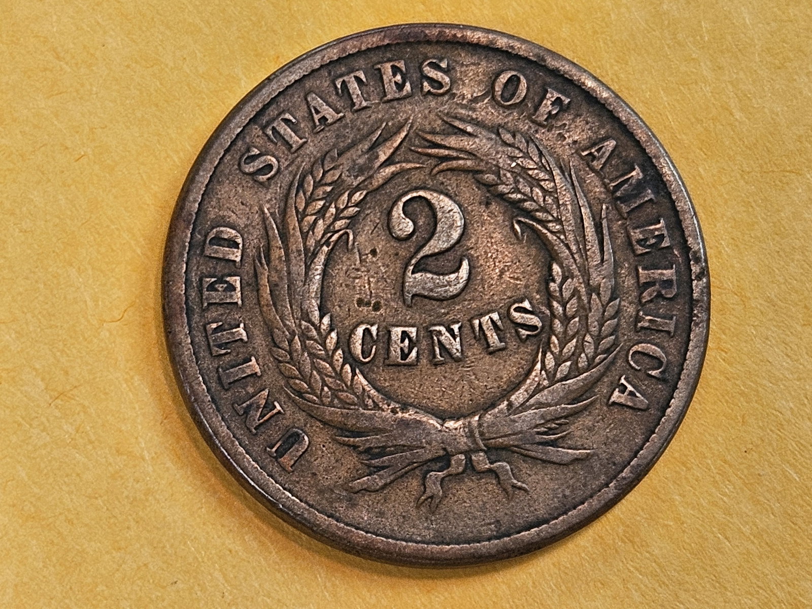 1869 Two Cent piece - 3