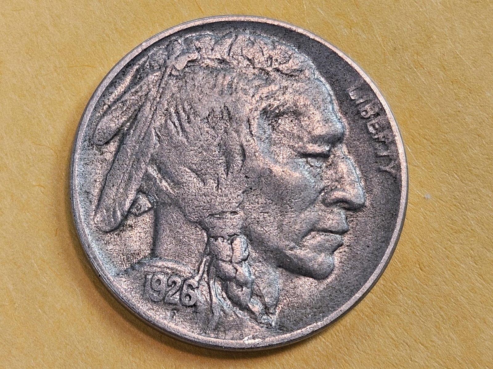 Semi-Key 1926-D Buffalo Nickel In about Uncirculated (1 of 4)