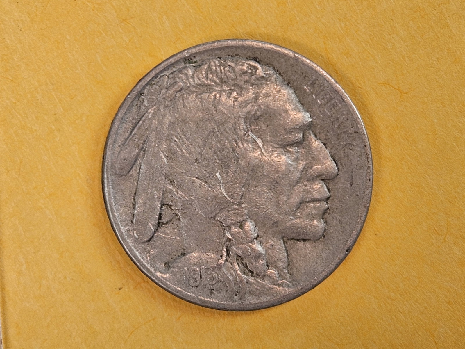 * Semi-key 1913-D Type 2 Buffalo Nickel in Extra Fine - 3