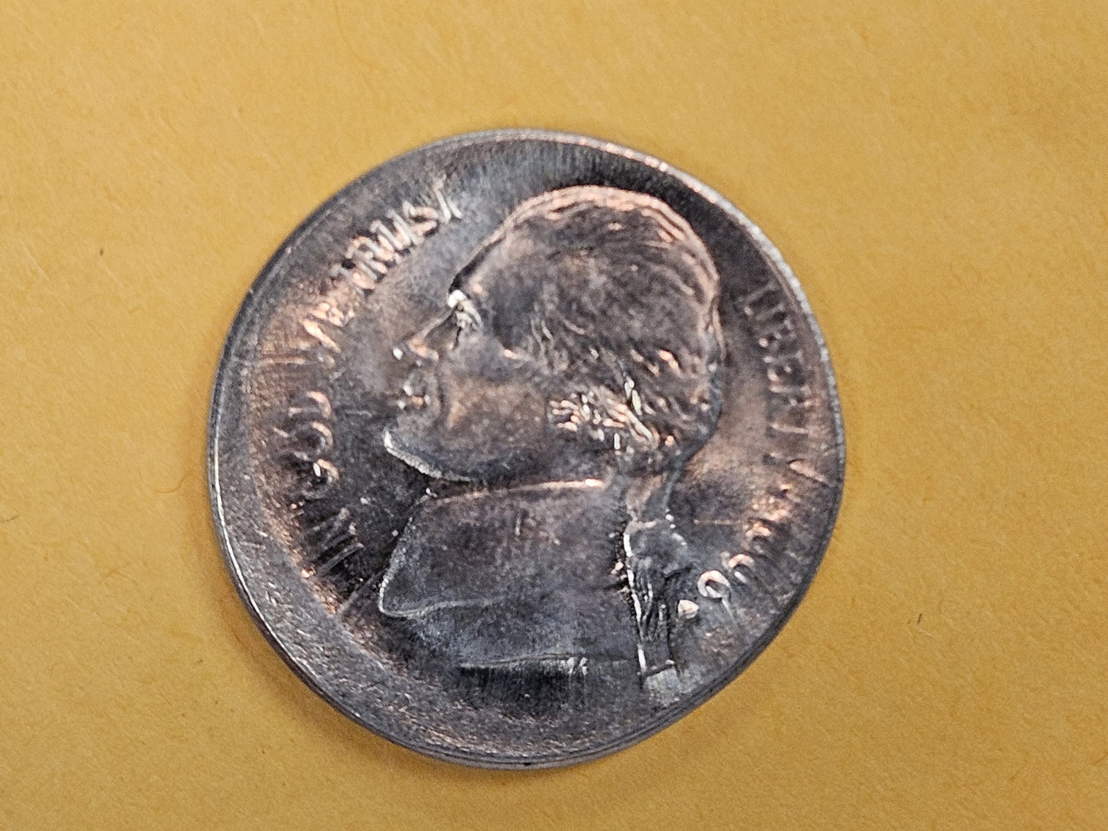 MINT ERROR! Gem Brilliant Uncirculated 1996 Jefferson Nickel - 3