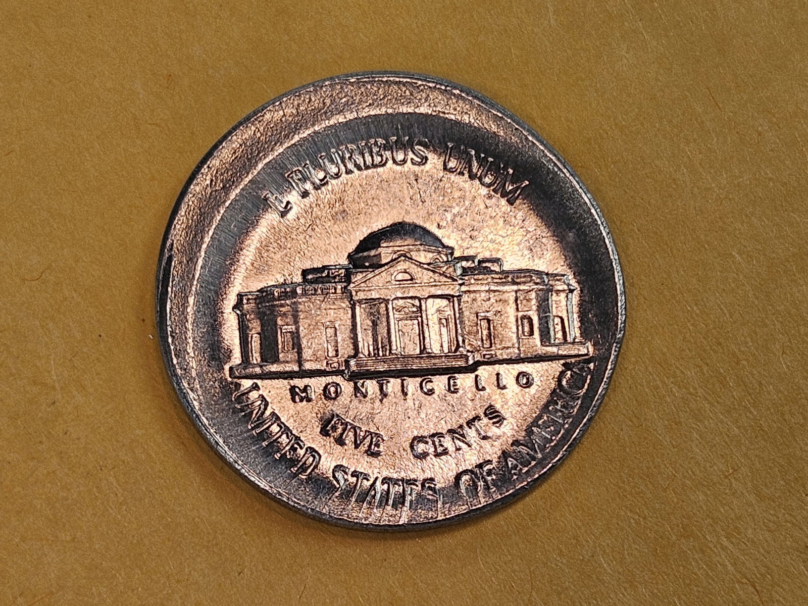 MINT ERROR! Gem Brilliant Uncirculated 1996 Jefferson Nickel - 4