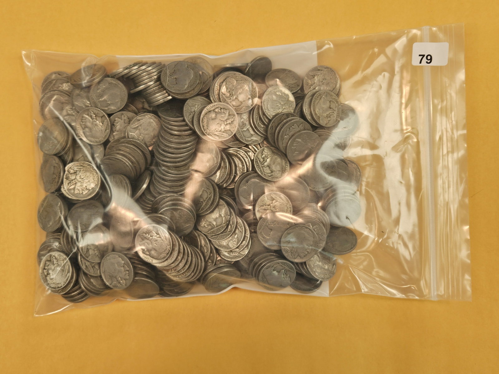** FOUR HUNDRED Buffalo Nickels: From dealer. He noted they were all VERY GOOD to VERY FINE PLUS!