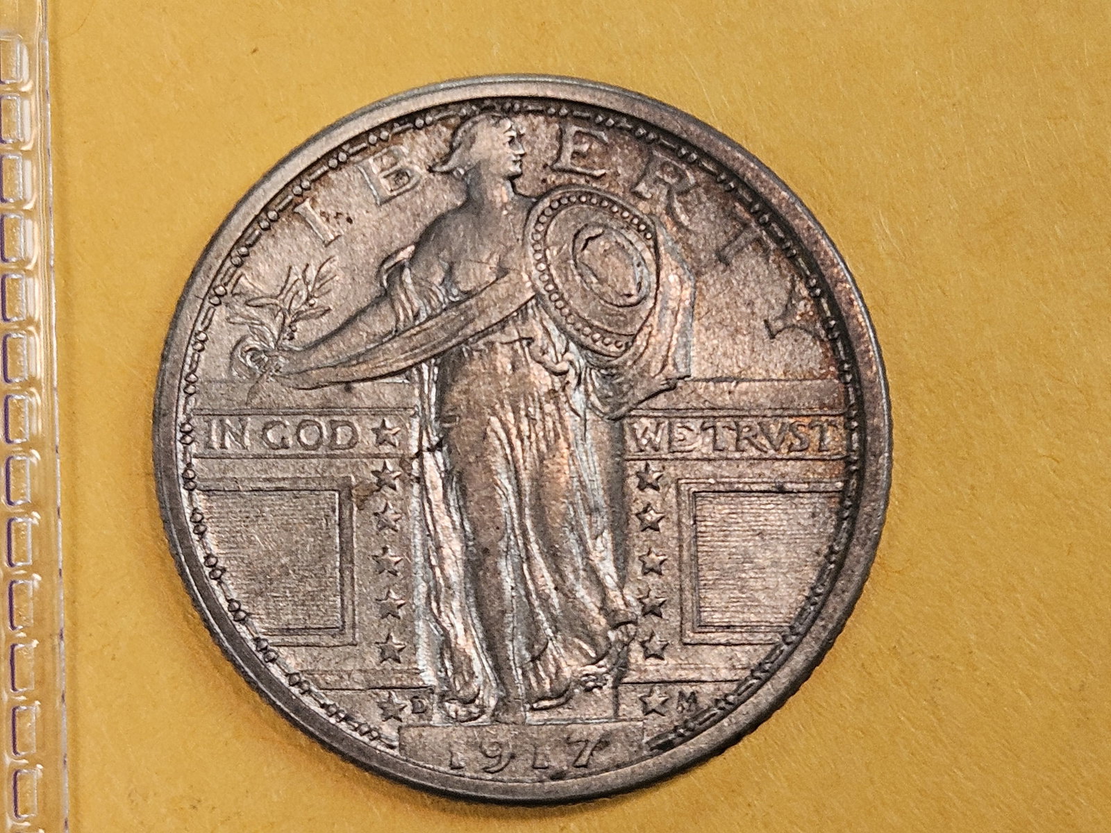 1917 Standing Liberty Quarter in Extra Fine - 45 (1 of 6)