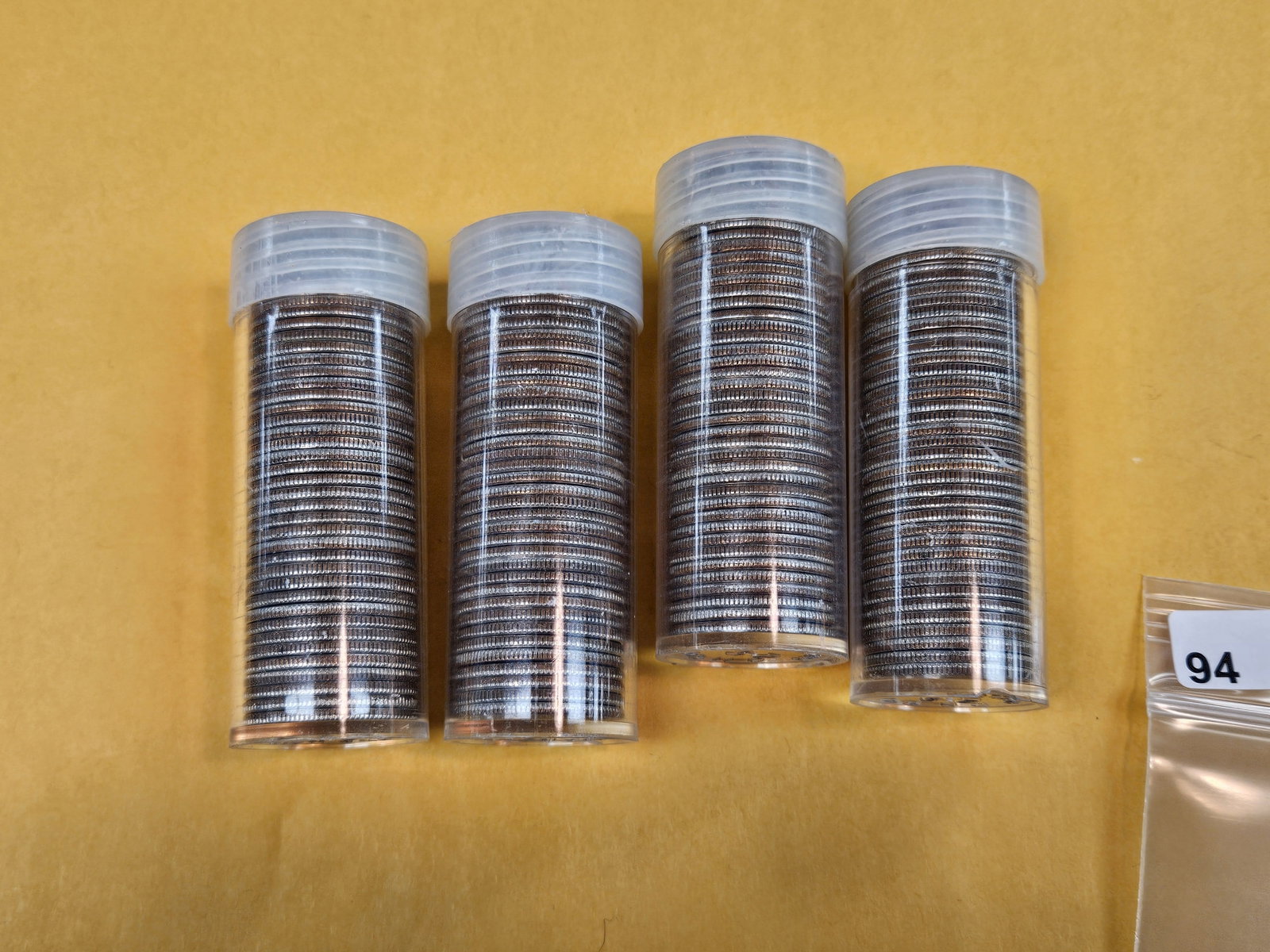 Four Brilliant Uncirculated Rolls of Washington Quarters - 2