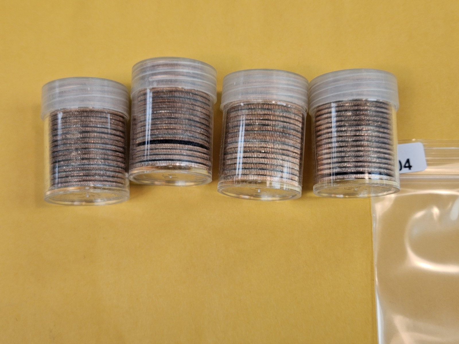 Four mixed Brilliant Uncirculated Kennedy half Dollar Rolls - 2
