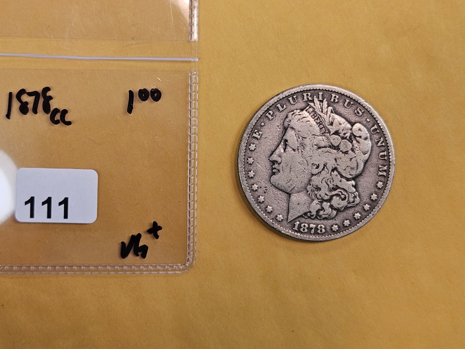 ** KEY DATE ** 1878-CC Morgan Dollar in Very Good plus - 2
