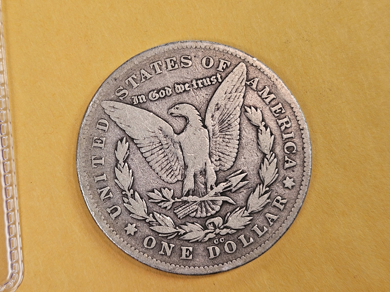 ** KEY DATE ** 1878-CC Morgan Dollar in Very Good plus - 3