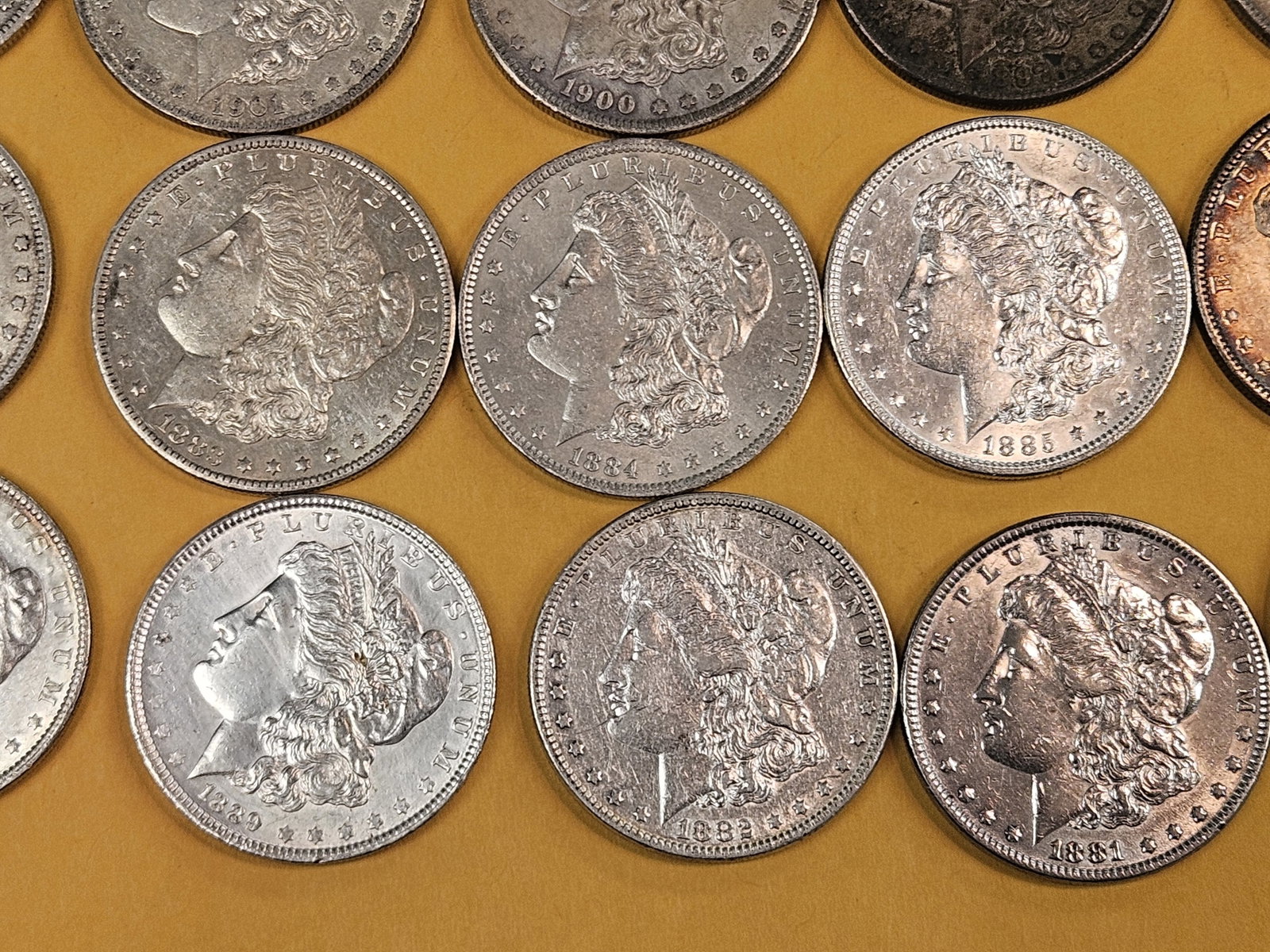 ** FULL ROLL ** Twenty Morgan Silver Dollars - 6