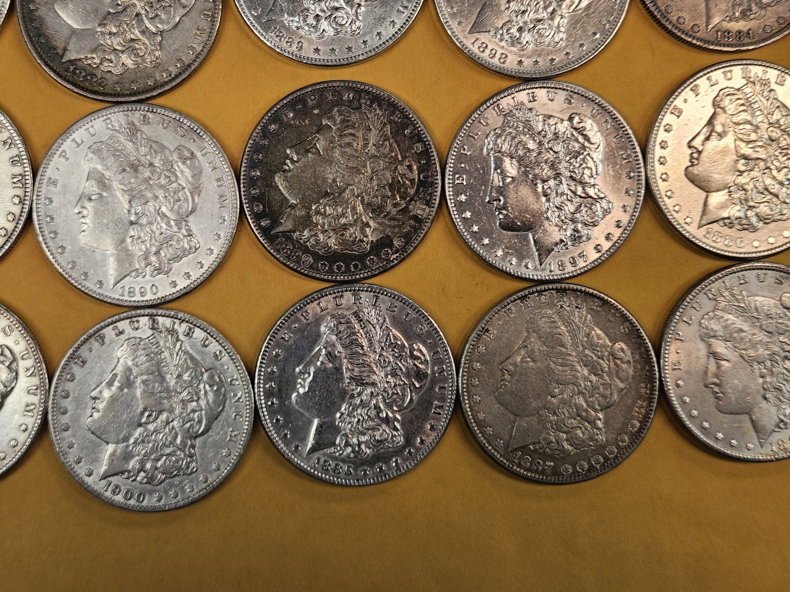 ** FULL ROLL ** Twenty Morgan Silver Dollars - 6