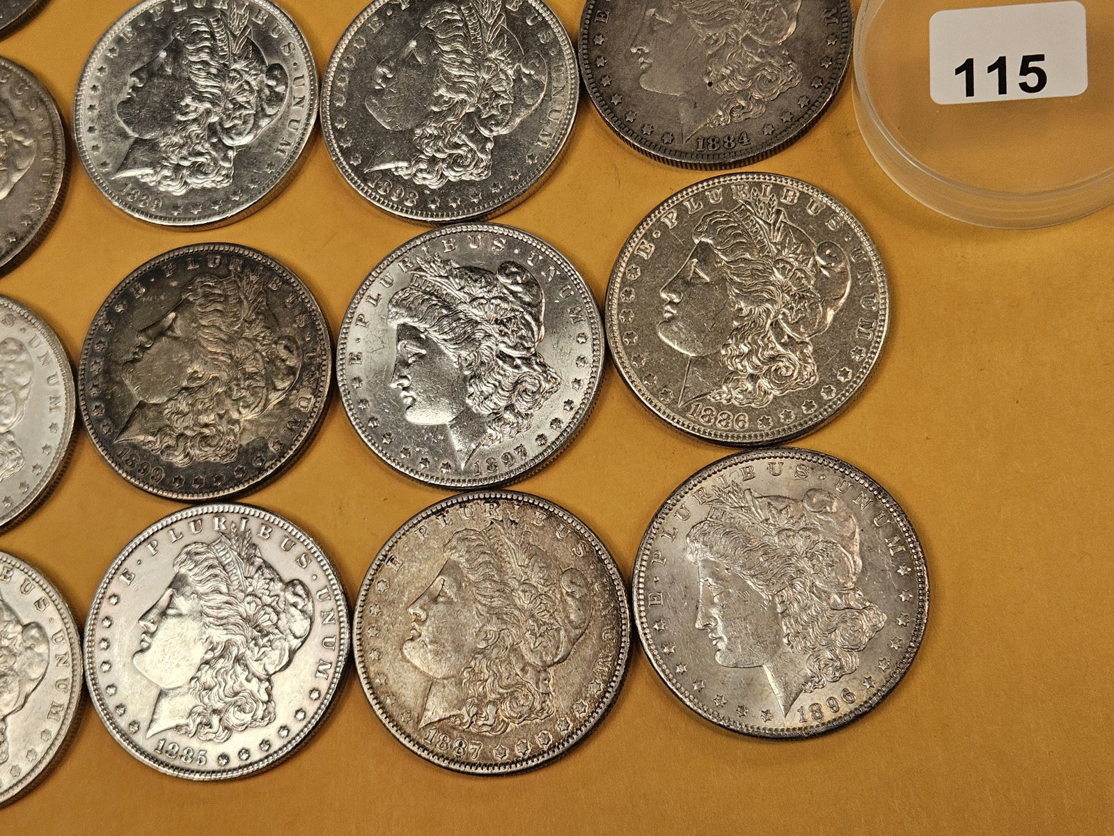 ** FULL ROLL ** Twenty Morgan Silver Dollars - 7