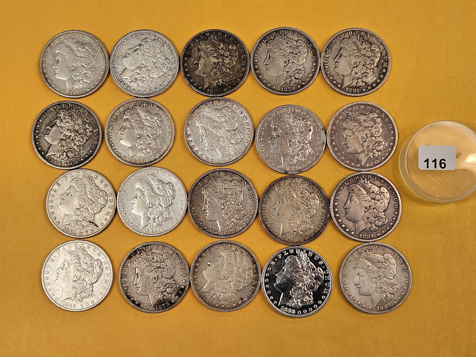 ** FULL ROLL ** Twenty Morgan Silver Dollars (1 of 6)