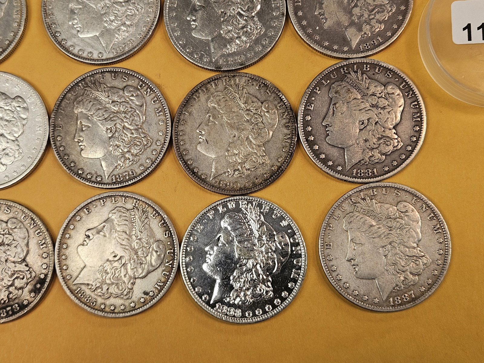 ** FULL ROLL ** Twenty Morgan Silver Dollars - 5