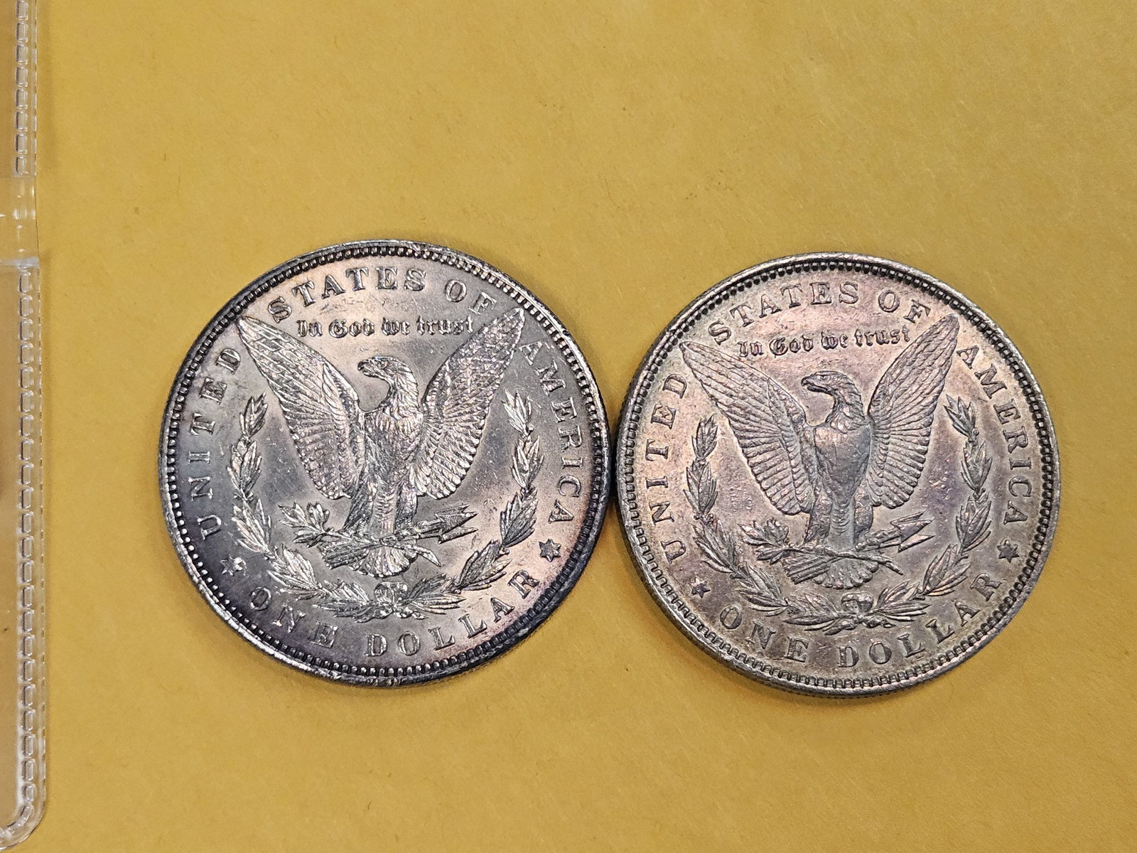 Two About Uncirculated Morgan Silver Dollars - 3