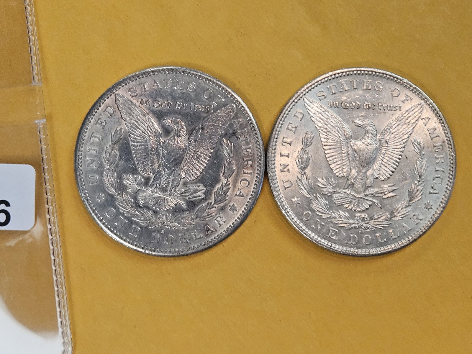 Two About Uncirculated Morgan Silver Dollars - 3