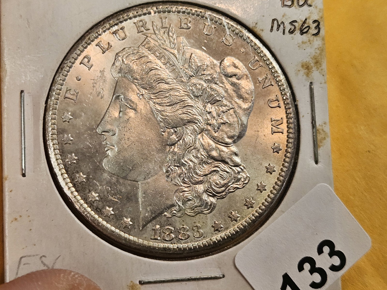 ** KEY DATE ** Choice Brilliant Uncirculated plus 1883-CC Morgan Dollar - 4
