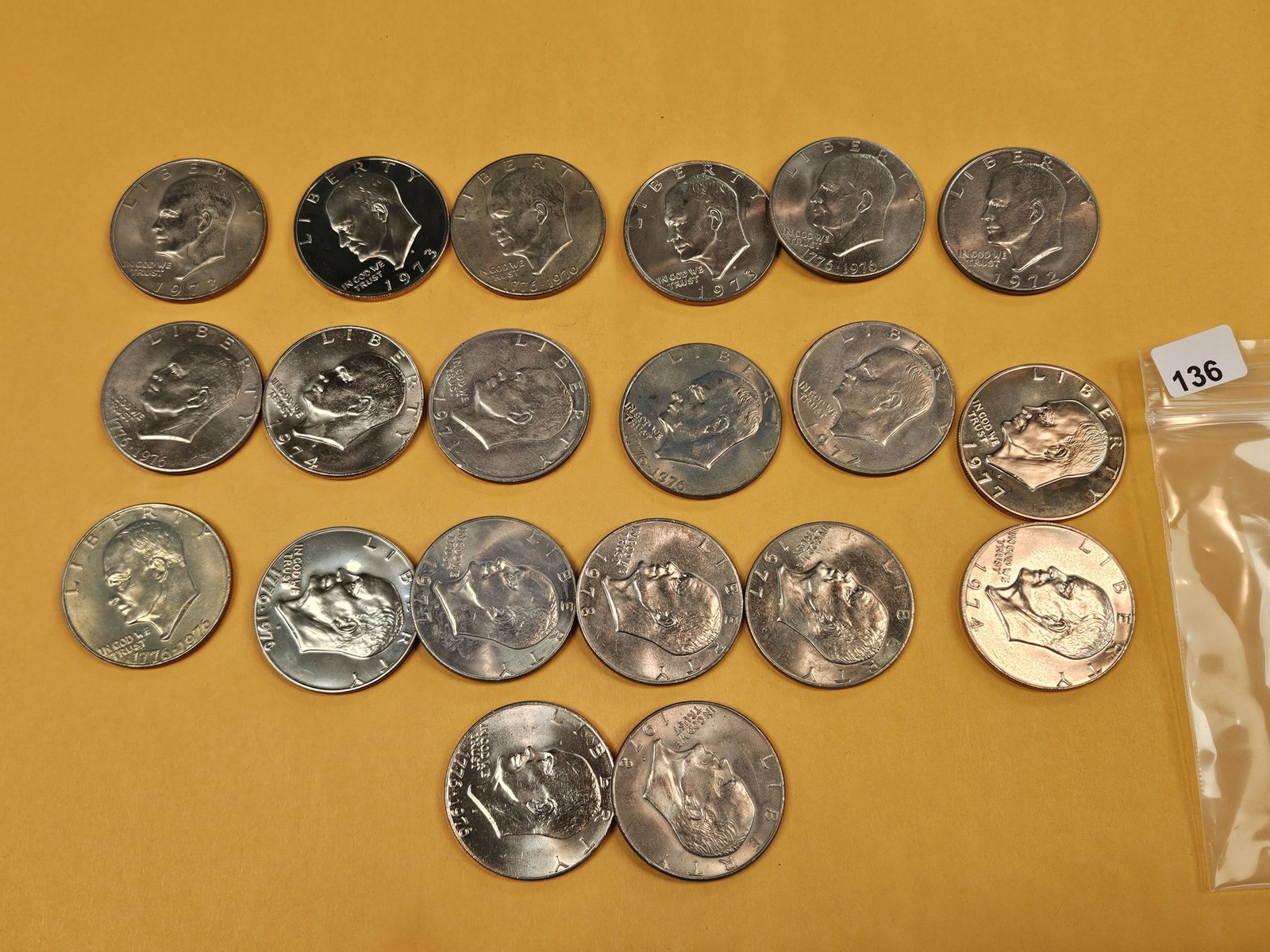 Twenty mixed Eisenhower Dollars - 2
