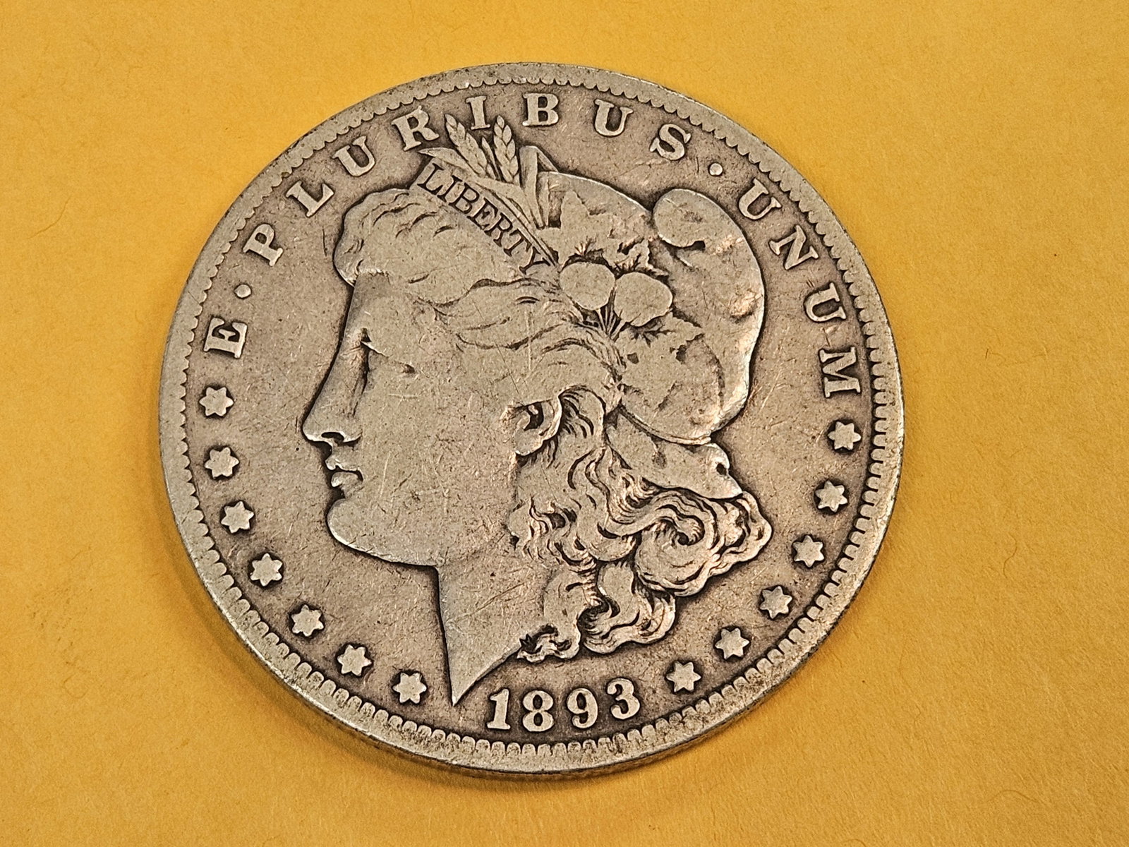 ** KEY DATE ** 1893-CC Morgan Dollar in Fine plus - 3