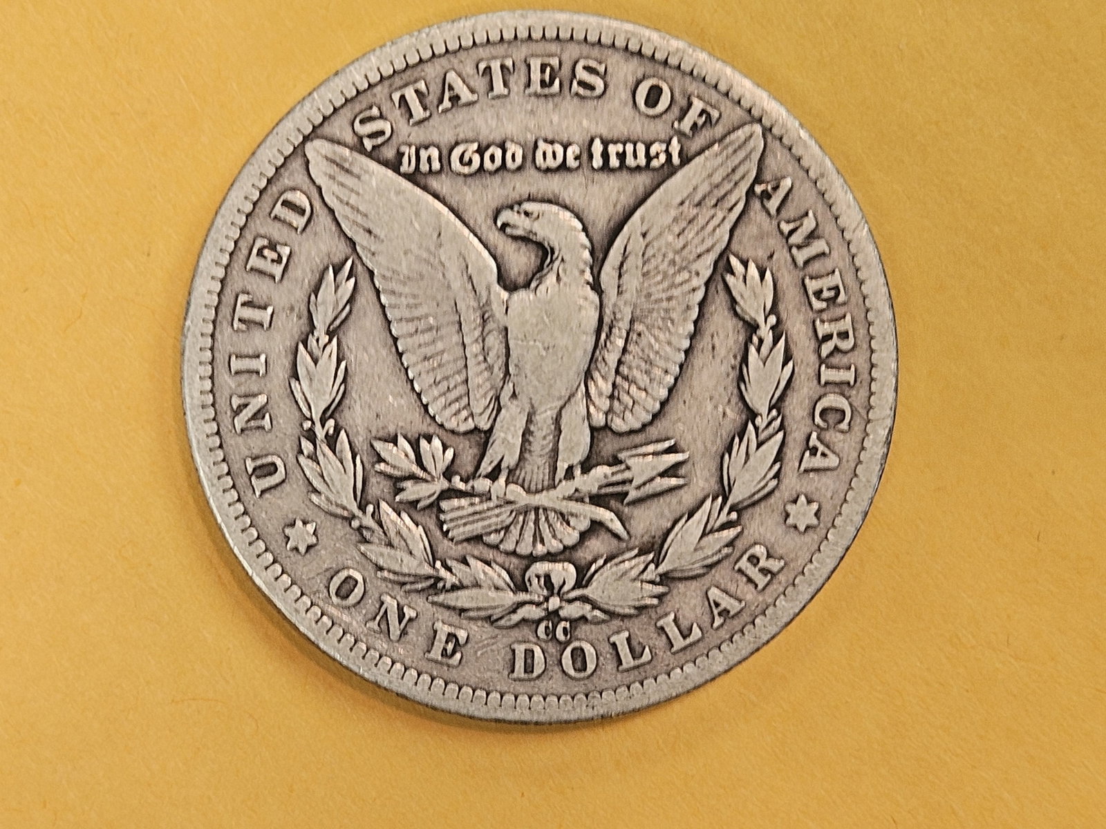 ** KEY DATE ** 1893-CC Morgan Dollar in Fine plus - 5