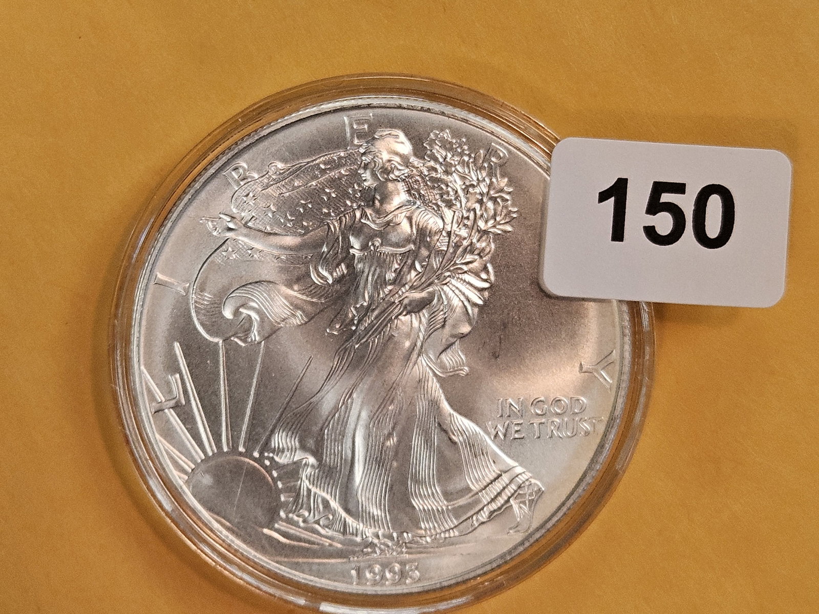 Semi-Key GEM Brilliant Uncirculated 1993 American Silver Eagle (1 of 2)