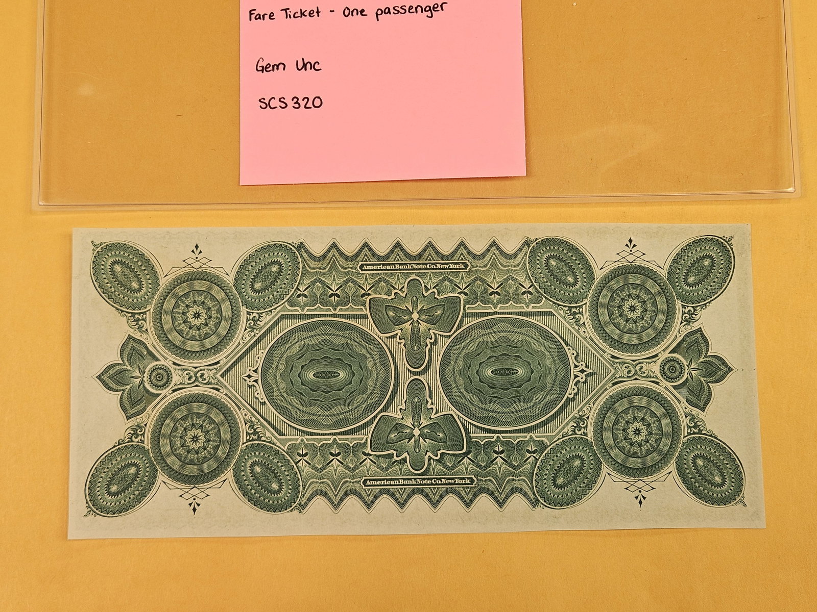 GEM Crisp Uncirculated 1873 One Dollar obsolete Note - 3