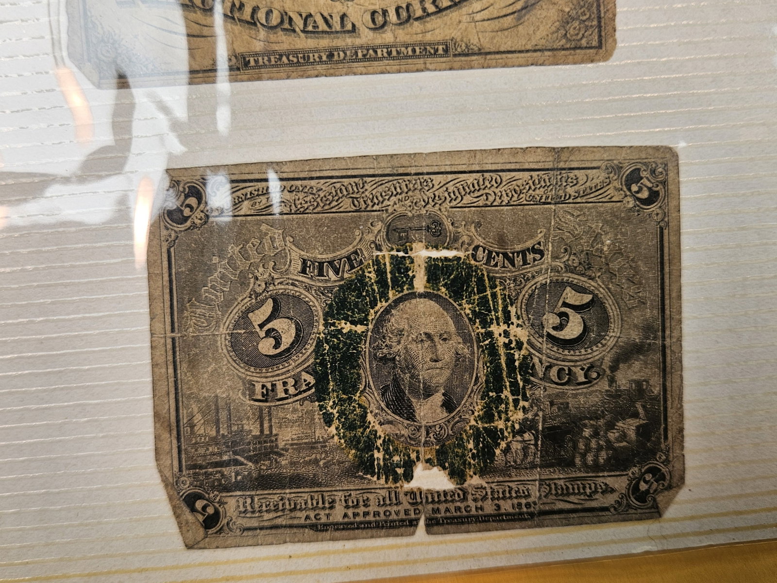 ** FULL PAGE of Fractional US Currency - 11
