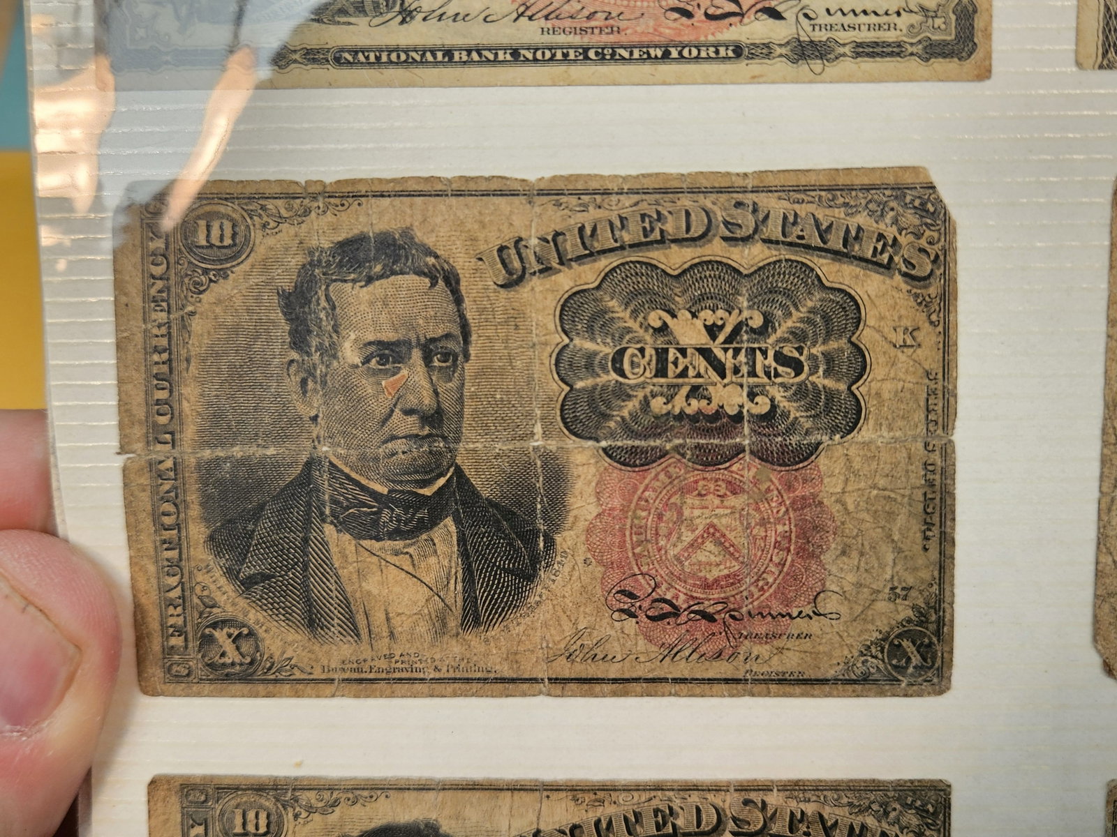 ** FULL PAGE of Fractional US Currency - 4