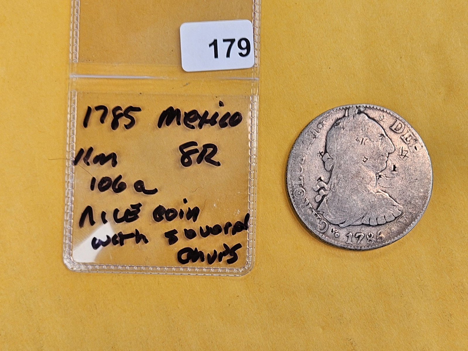 1785 Mexico silver 8 reals - 2