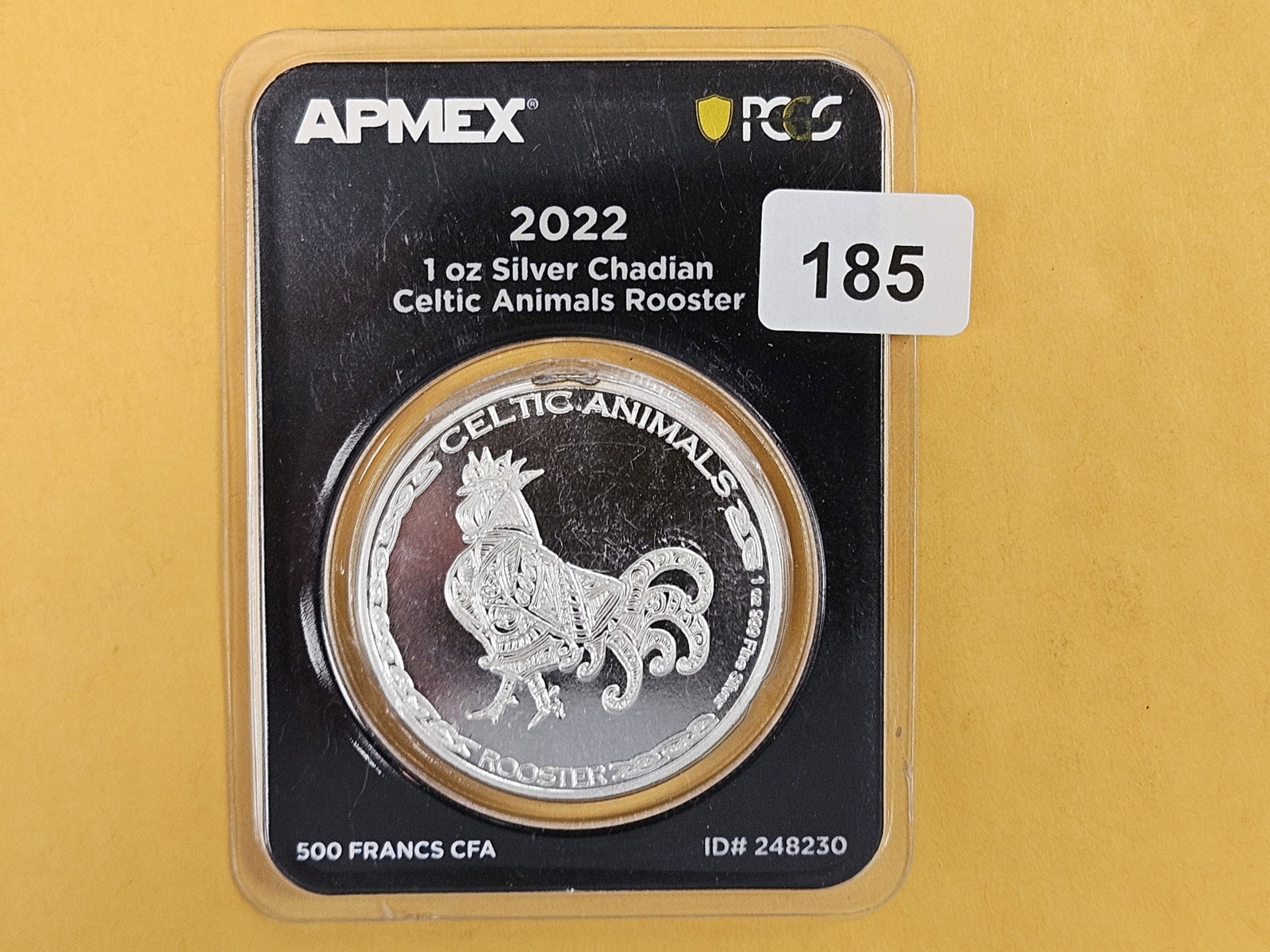 GEM 2022 Chad Silver 500 Francs - 2