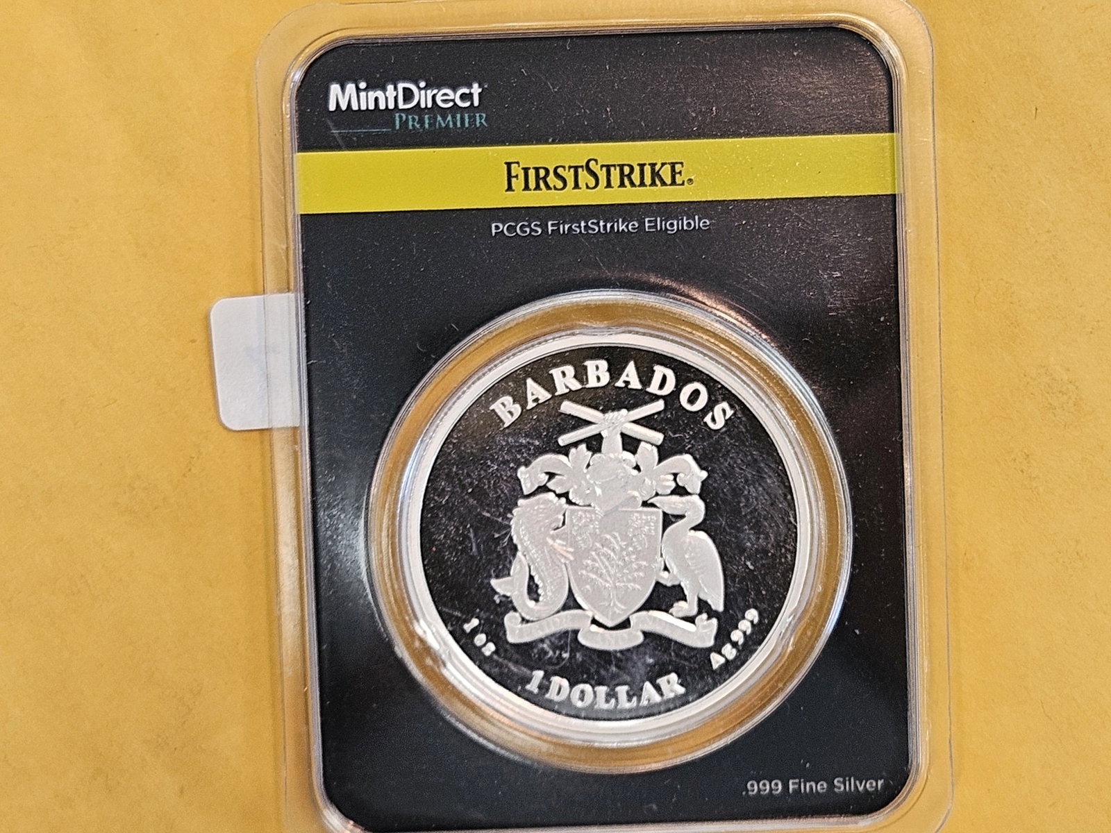 GEM 2022 Barbados silver Dollar - 2
