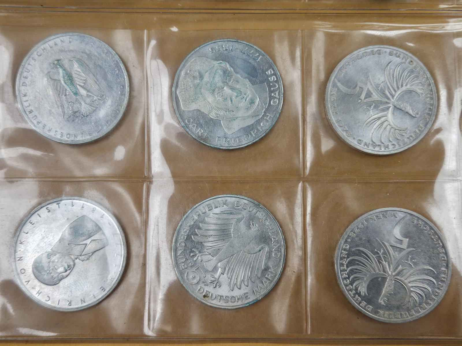 TWENTY Uncirculated Silver German 5 reichsmark coins - 19