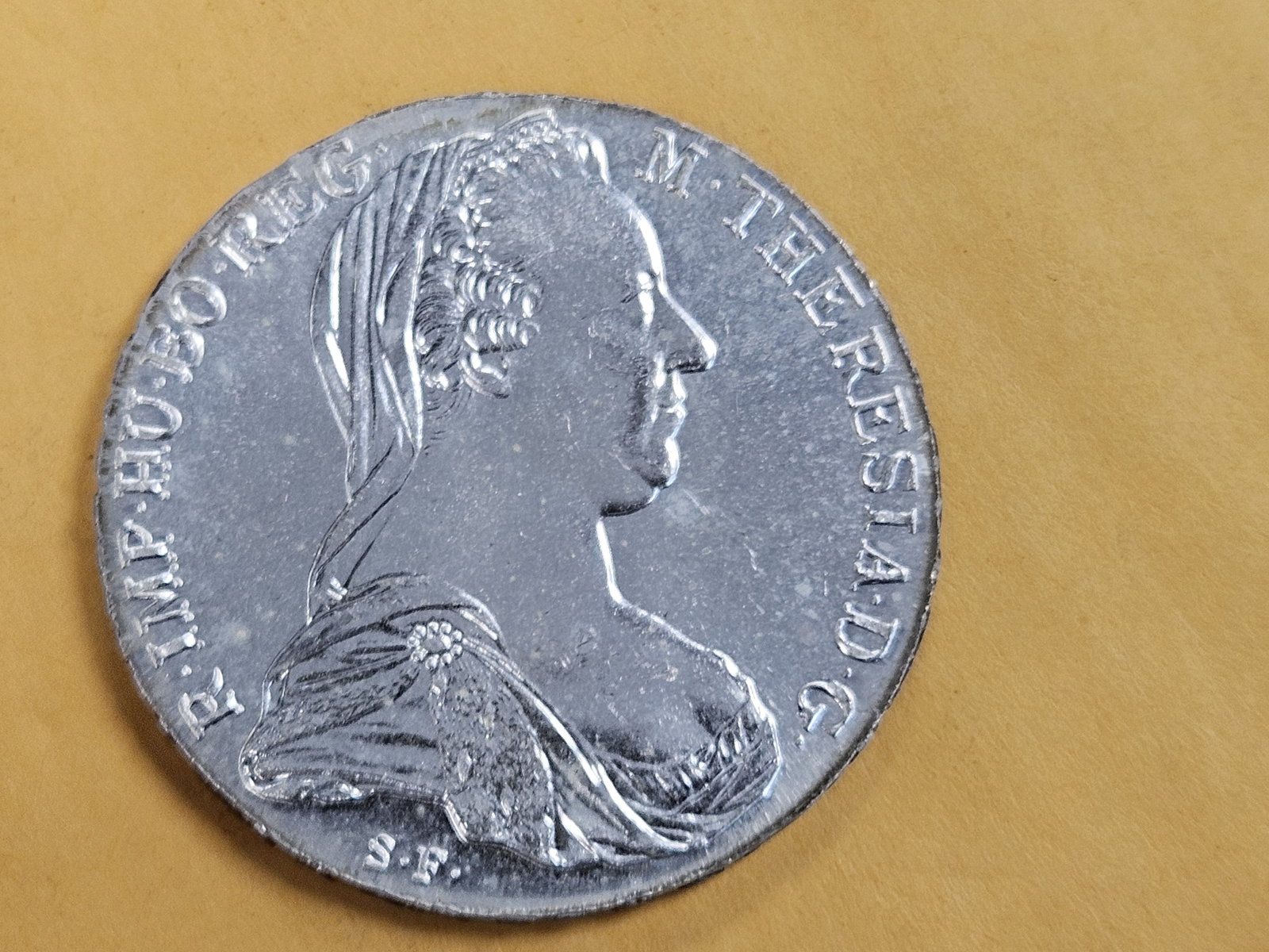 1780 Maria Theresa silver Thaler: restrike
