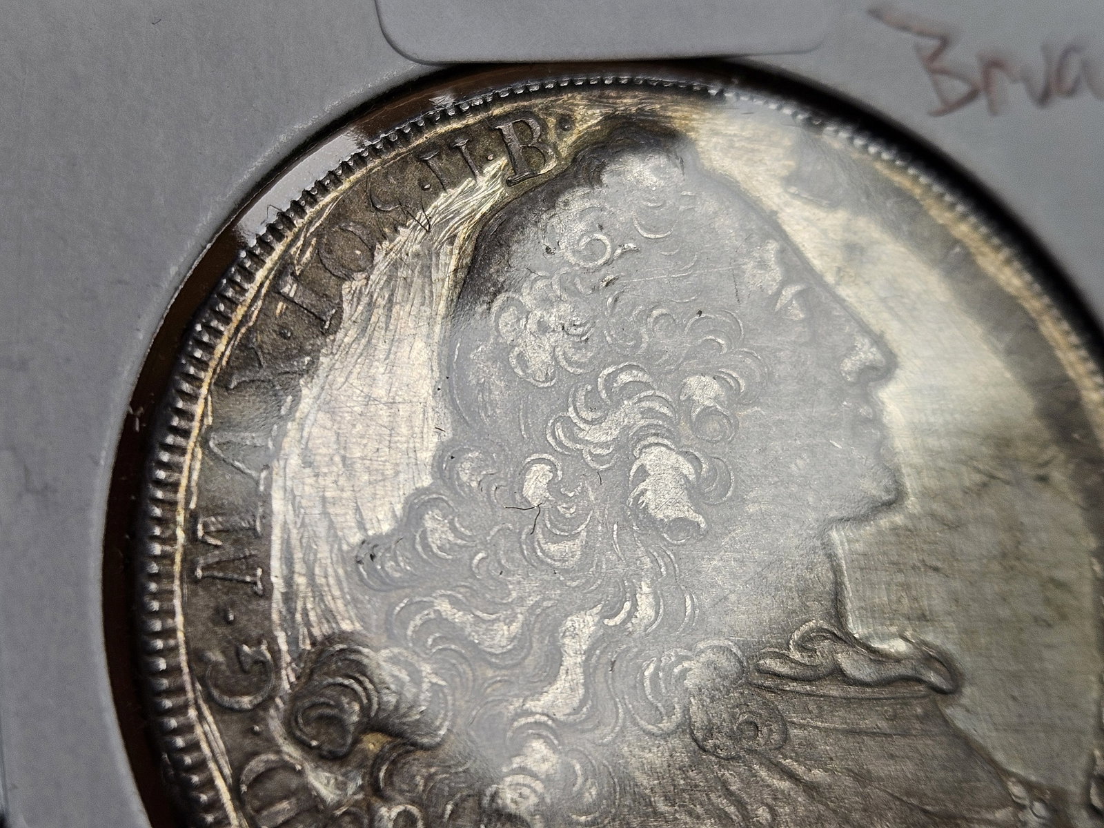 1763 German States Bavaria Silver Thaler - 3