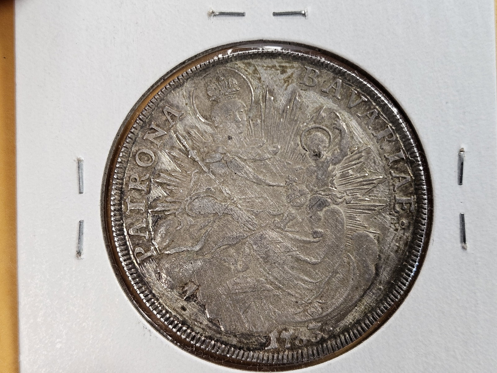 1763 German States Bavaria Silver Thaler - 5