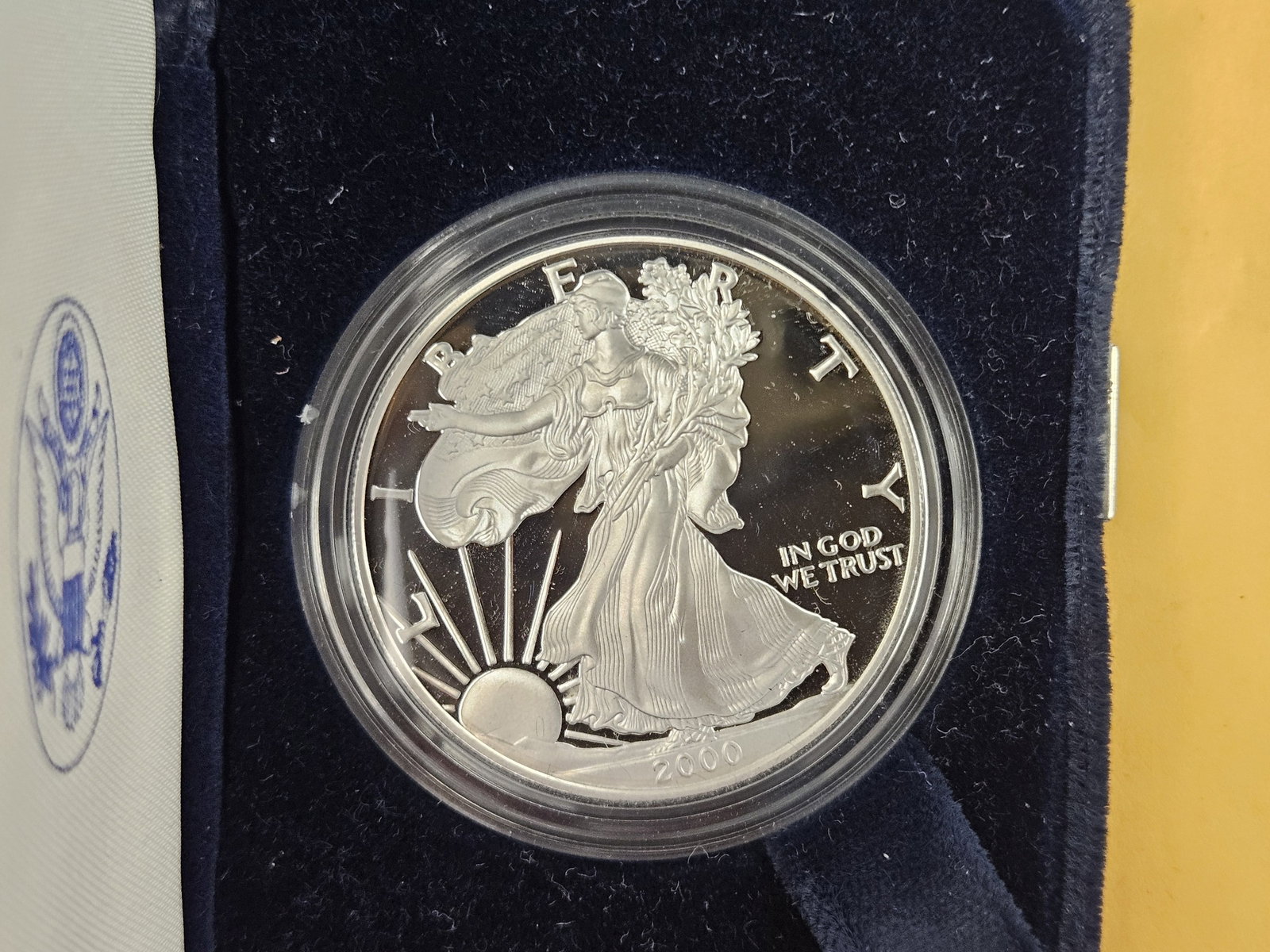 GEM Proof Deep Cameo 2000 American Silver Eagle - 2