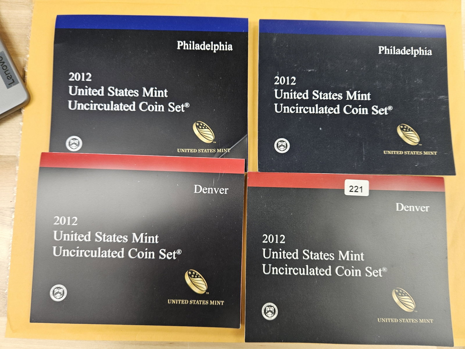 Four KEY DATE 2012 Mint Sets (1 of 1)