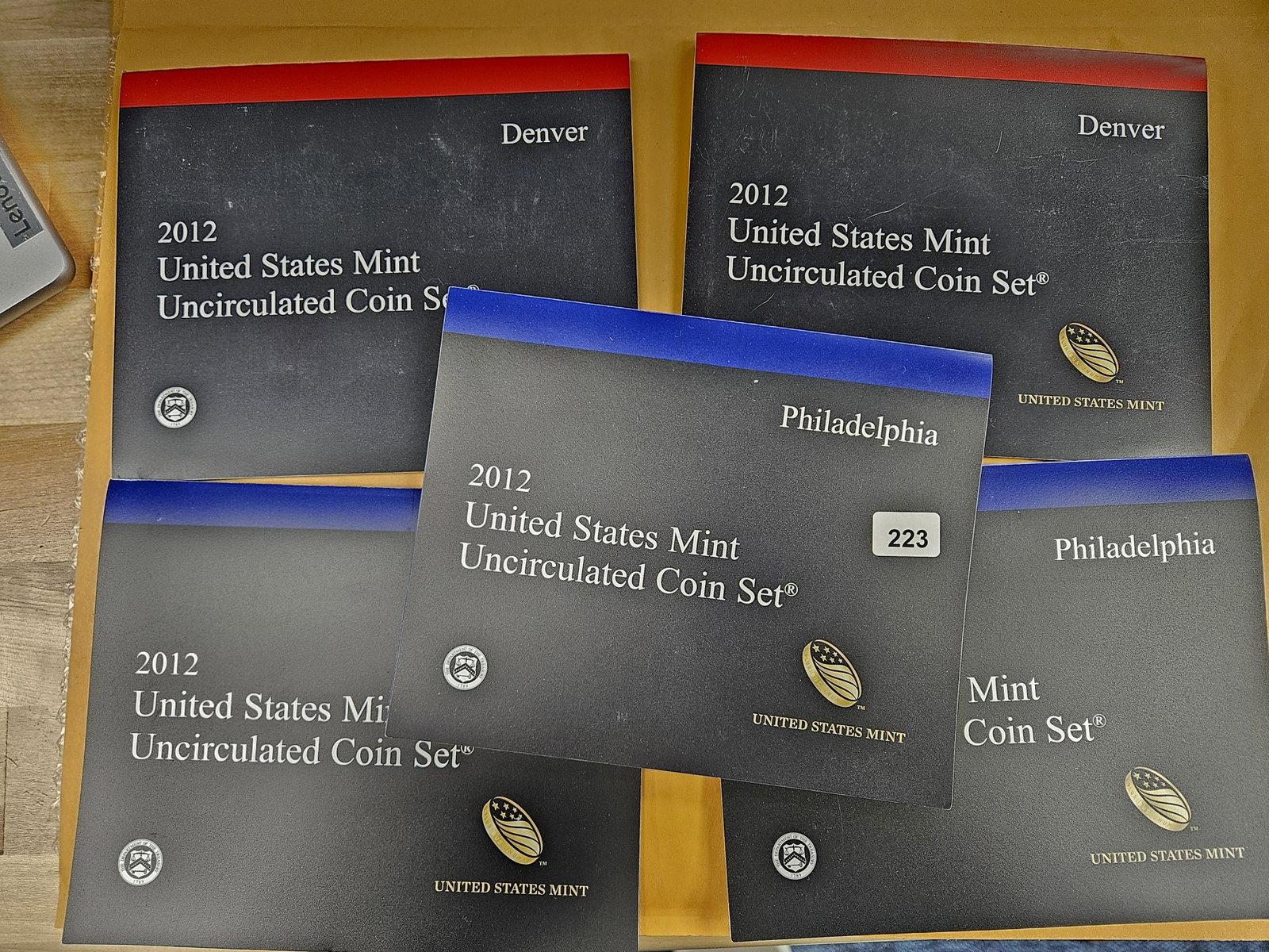 Five KEY DATE 2012 Mint Sets (1 of 1)
