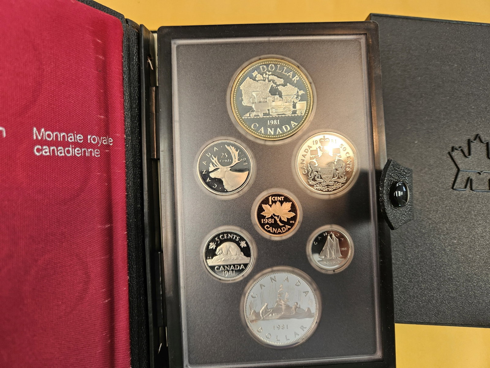 Four Canadian Proof Sets, all with SILVER Dollars - 2