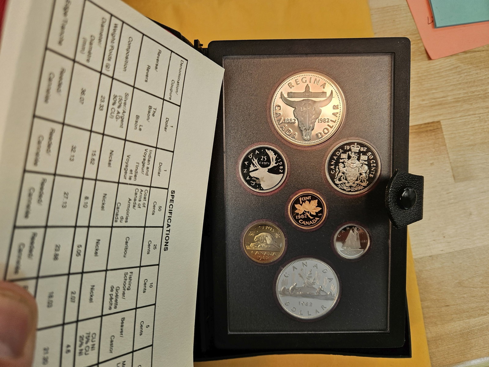 Four Canadian Proof Sets, all with SILVER Dollars - 3