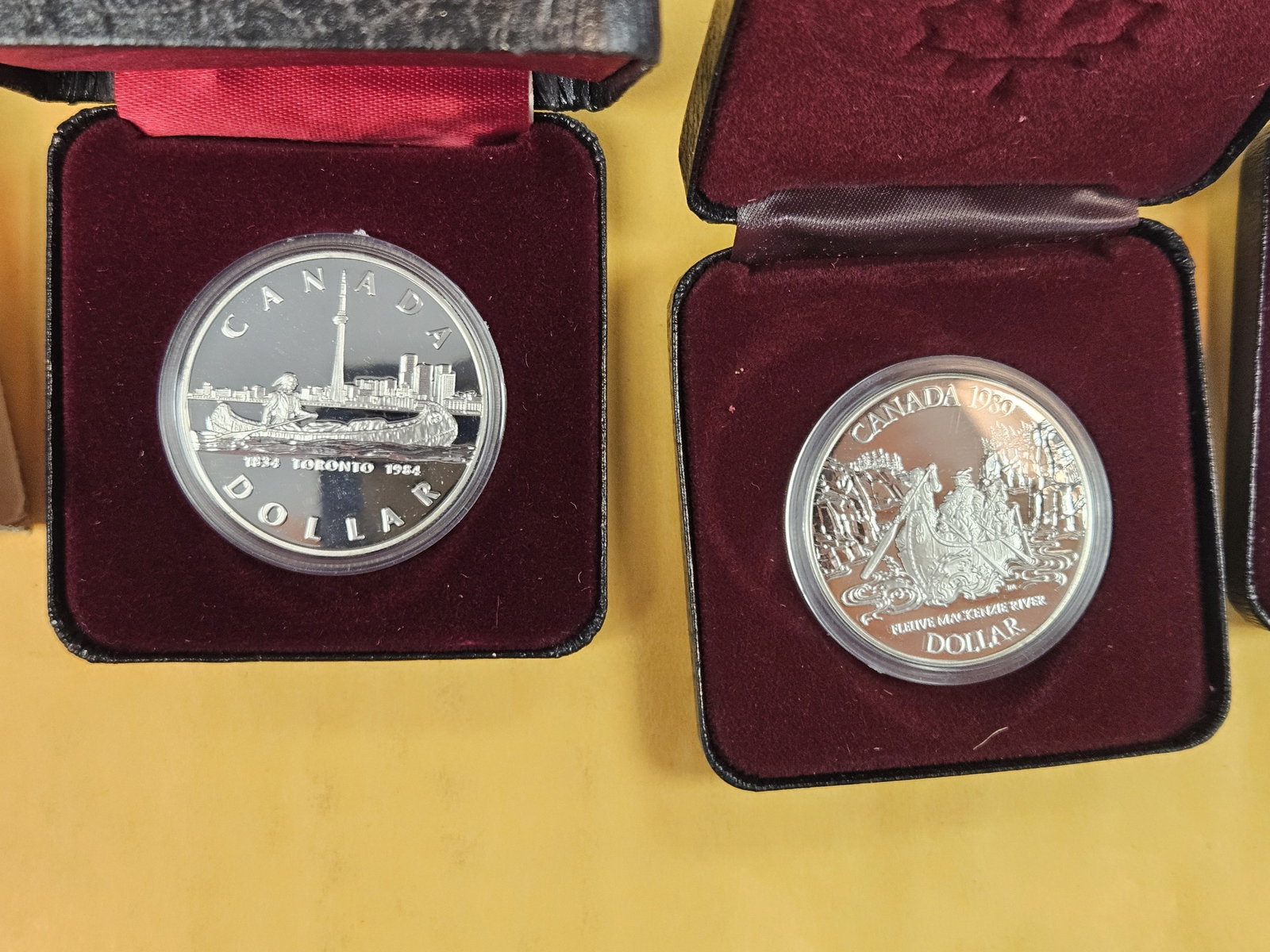Four GEM Proof Canadian Silver Dollars - 2
